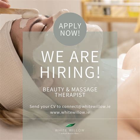 massage therapist hiring